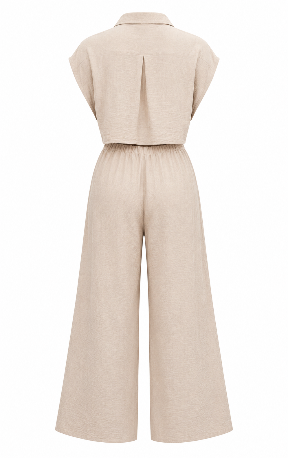 Soleia | Cap Sleeve Button Front Jumpsuit