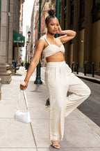 Serene Linen Wide-Leg Pants