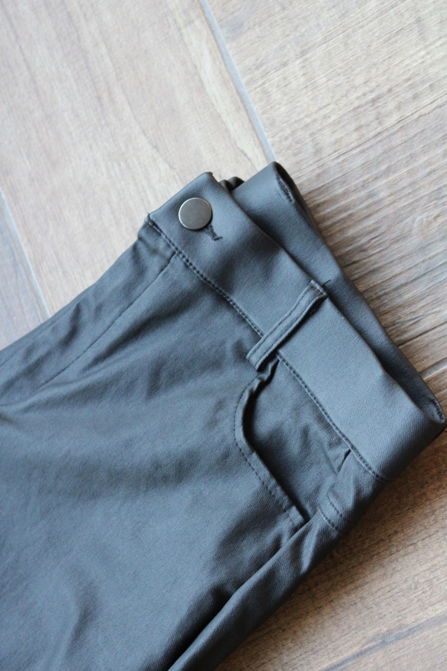 Riley Coated Slit Pants