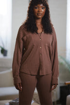 Camielle Knit Button Down