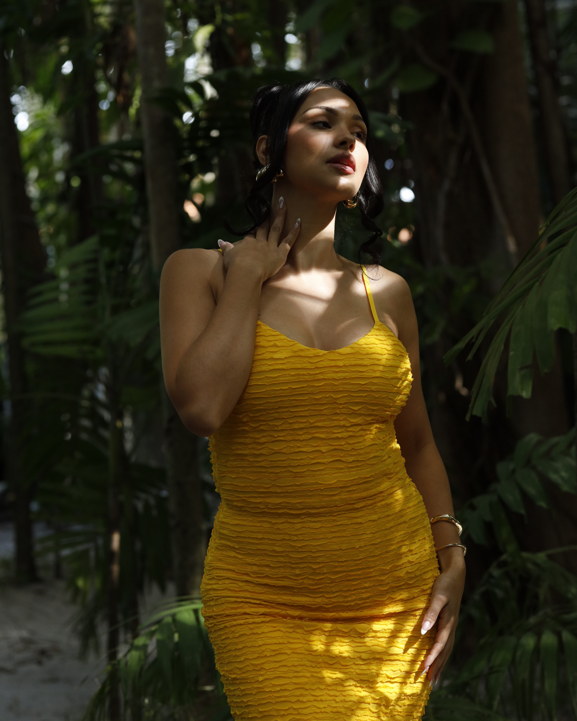 Pre-Order: Auriela | Marigold Spaghetti Strap Sundress