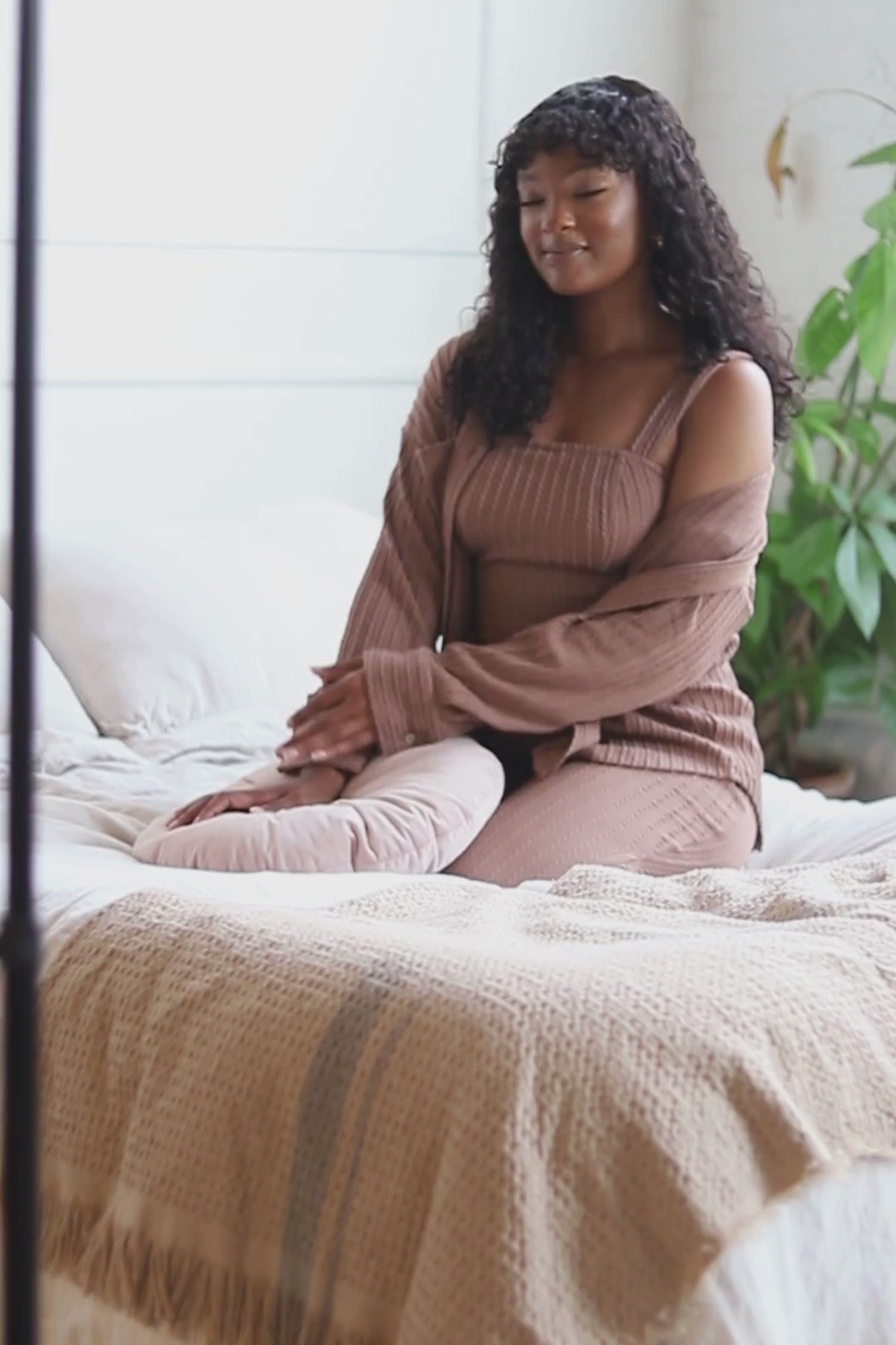 Camielle Knit Button Down